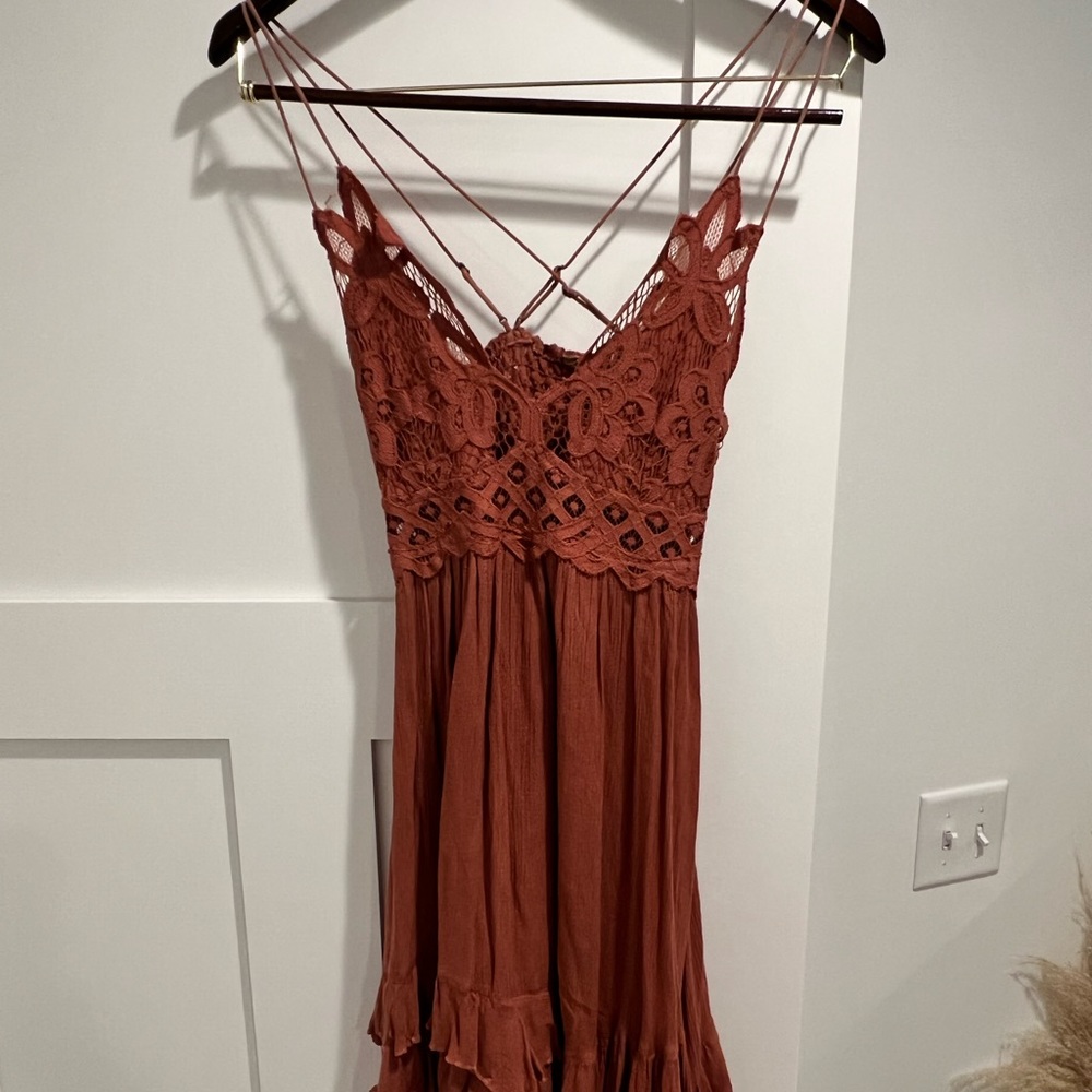 Free People Lace Adela Slip Dress - XS/S